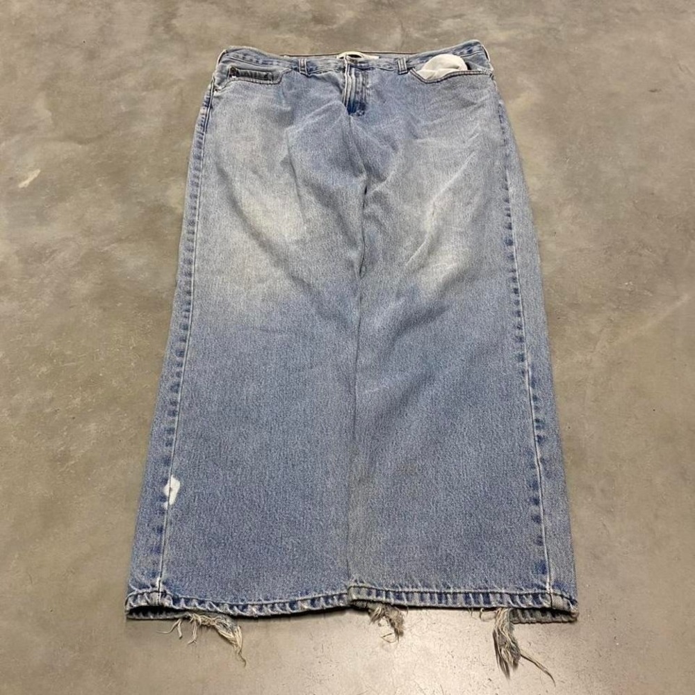 Vintage y2k 90s urban up urban pipeline baggy wide leg lightwash denim jeans